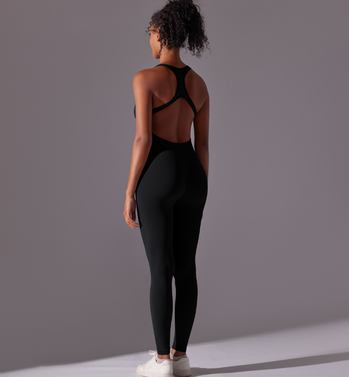 RIBBED JUMPSUIT
