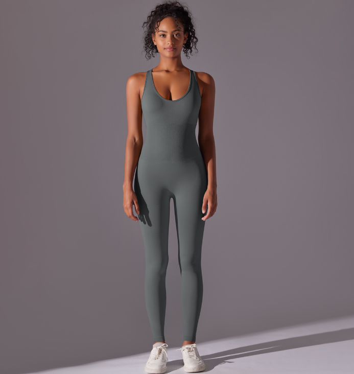 RIBBED JUMPSUIT