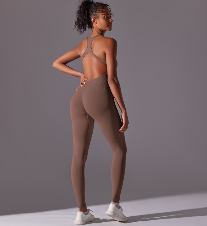 RIBBED JUMPSUIT