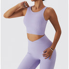 Backflow Ribbed Bra Top