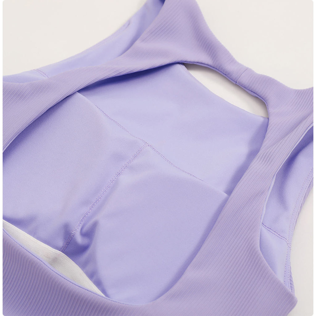Backflow Ribbed Bra Top