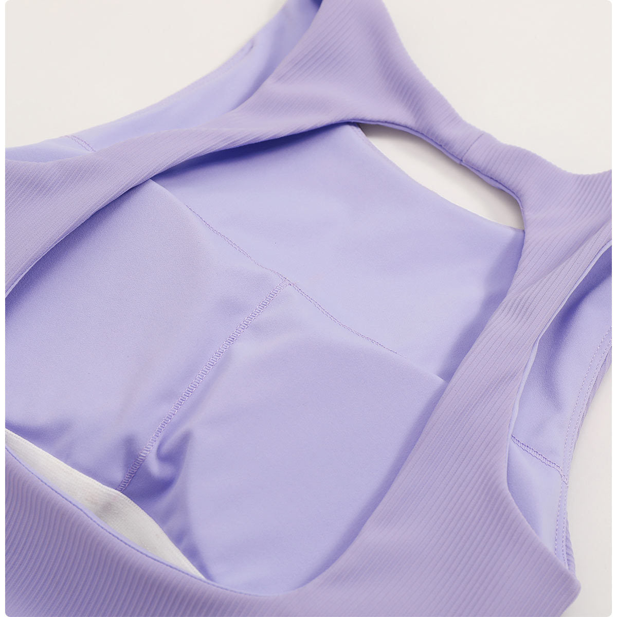 Backflow Ribbed Bra Top