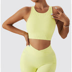 Backflow Ribbed Bra Top