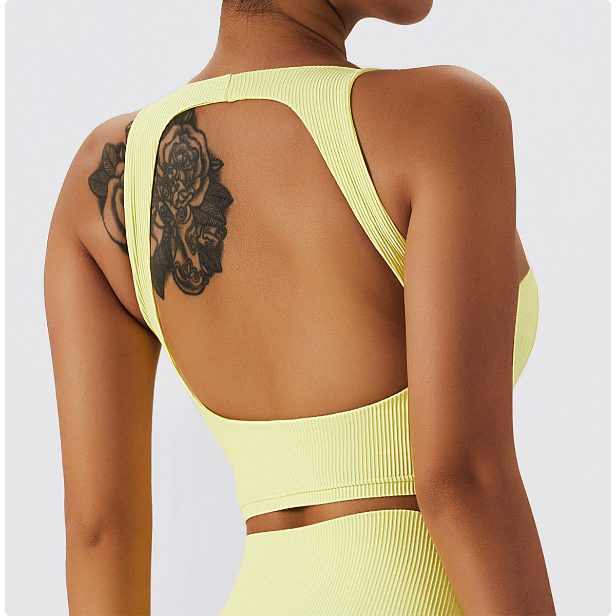 Backflow Ribbed Bra Top