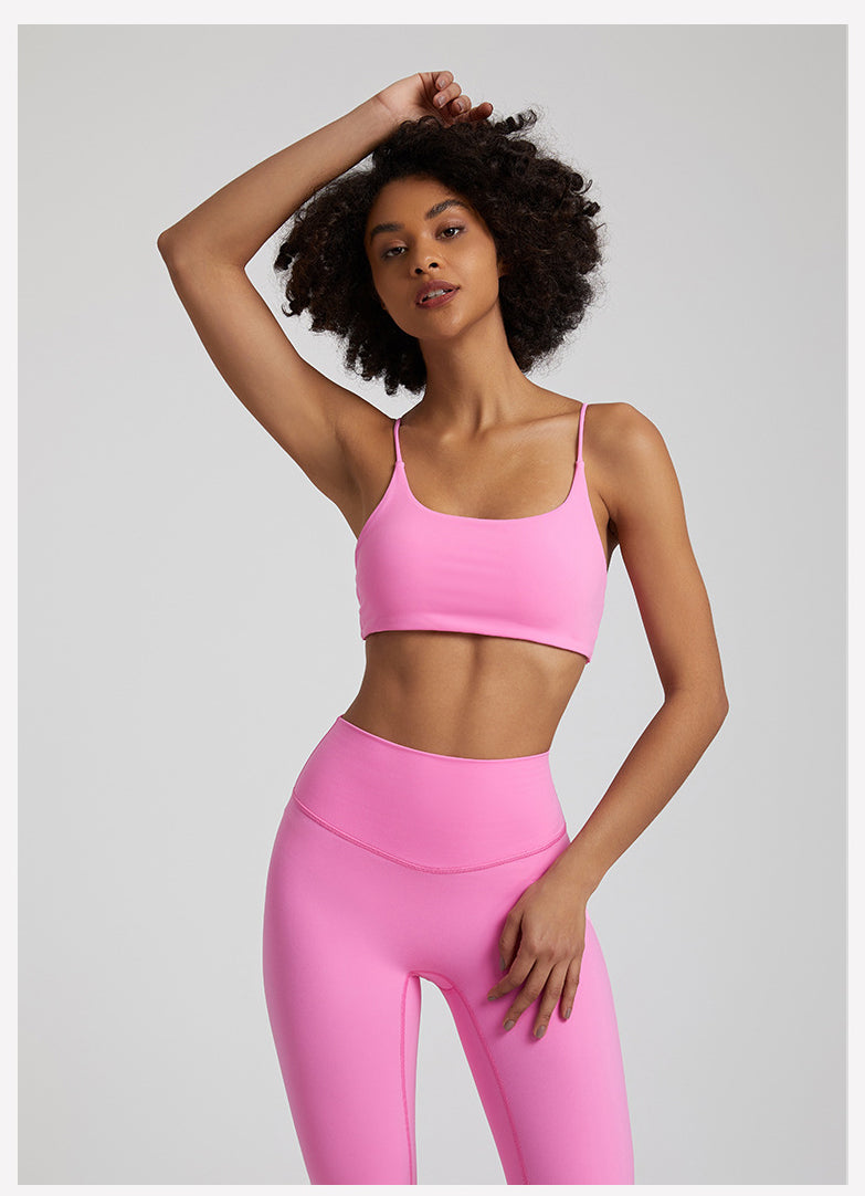 Glam Strap Fitness Bra