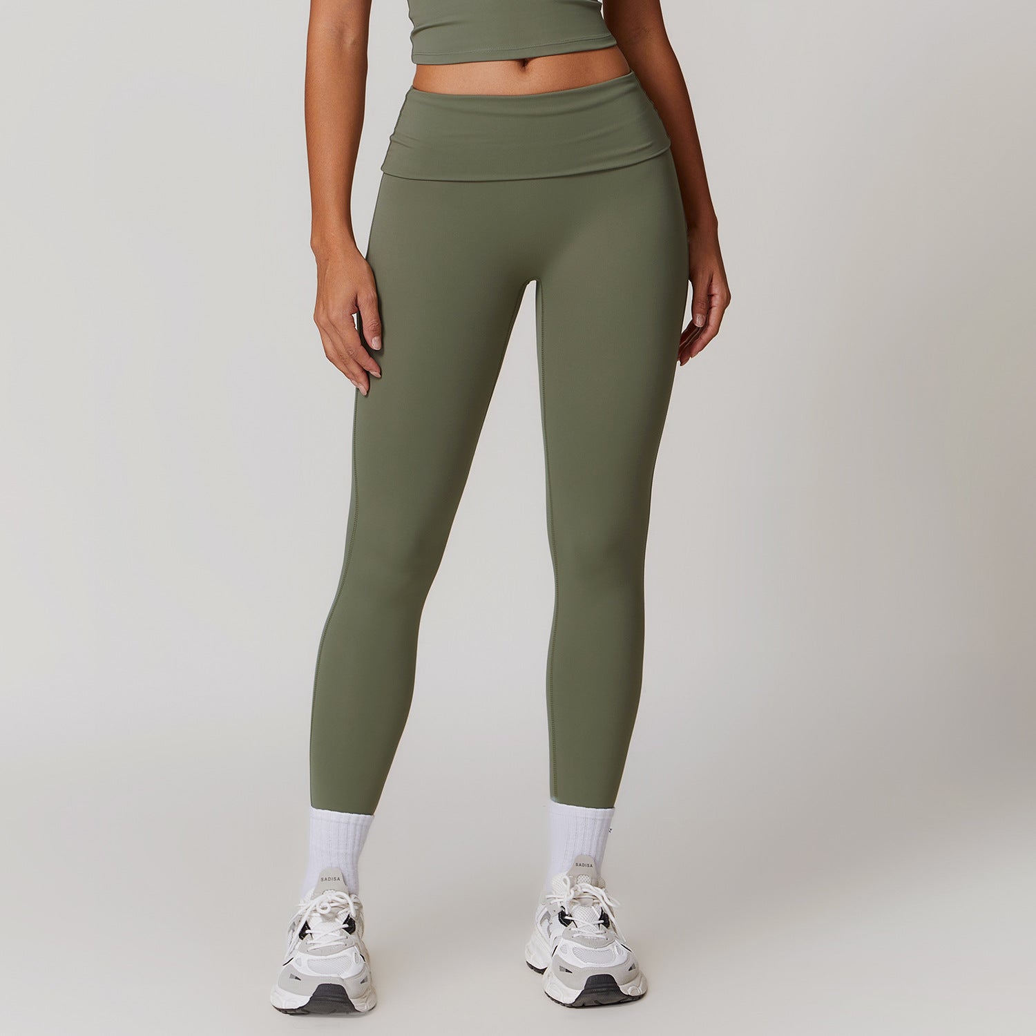 FOLD WAIST LEGGINGS