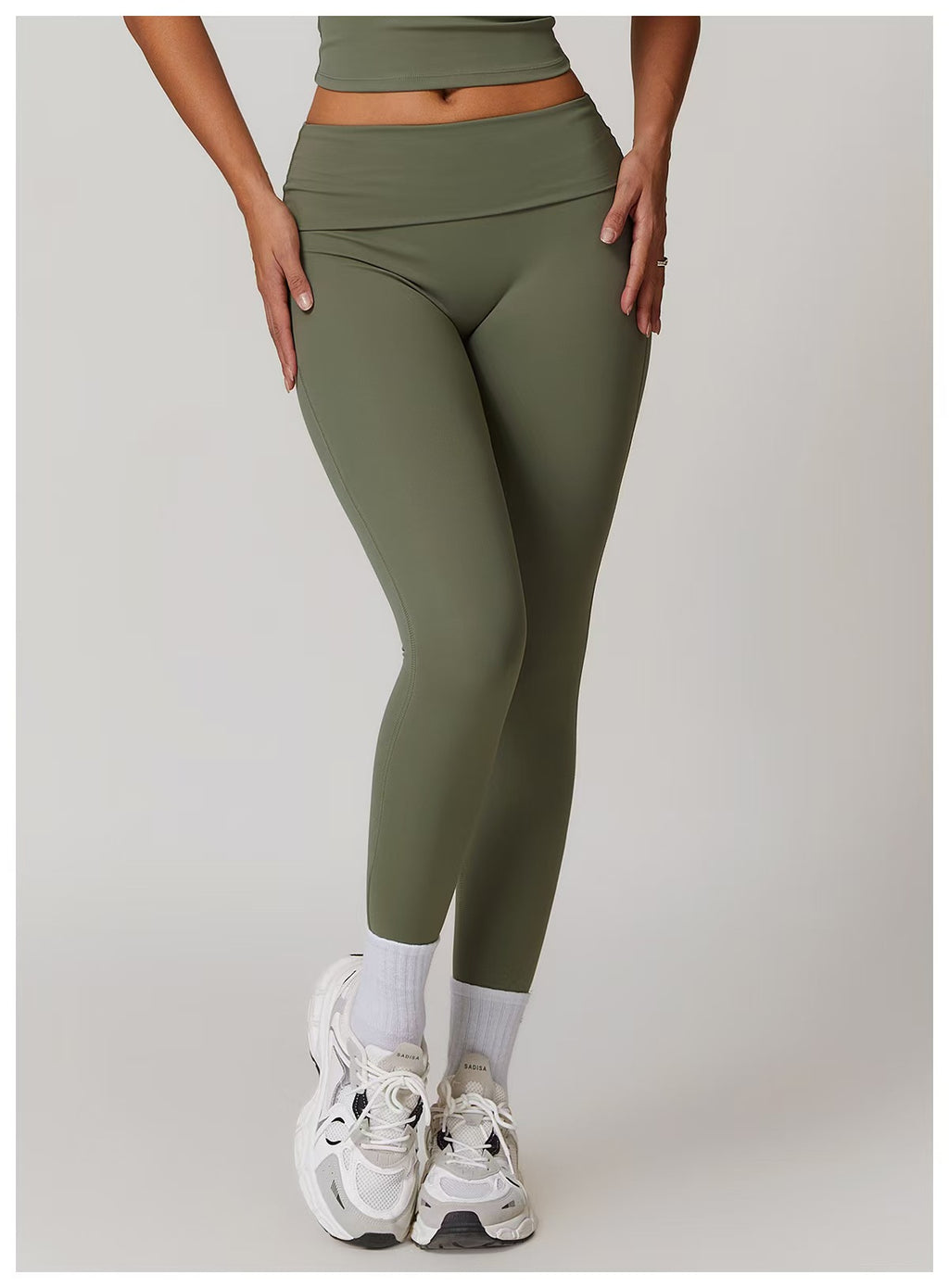 FOLD WAIST LEGGINGS