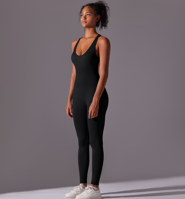 RIBBED JUMPSUIT