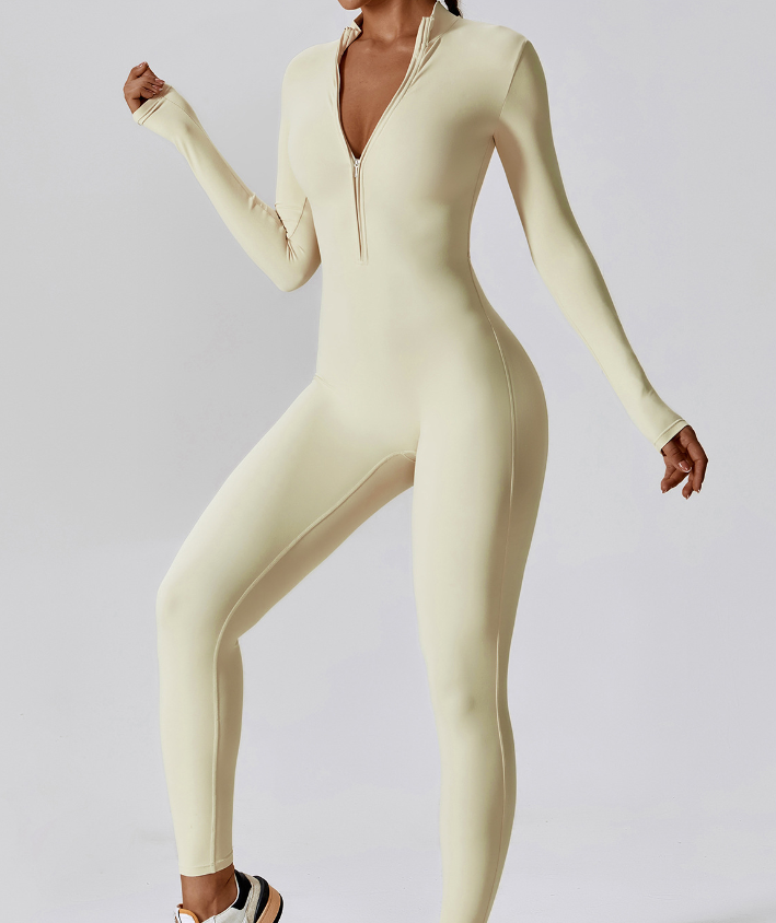 ZIPPED JUMPSUIT